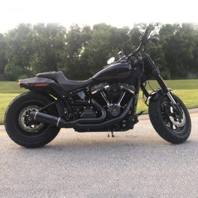 D&D EXHAUST, Bob Cat 2:1   2018-2024 H-D M8 SOFTAIL