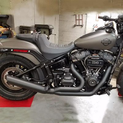 D&D EXHAUST, Low Cat 2:1   2018-2024 H-D M8 Softail